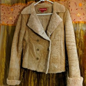 Genuine Shearling Warm Coat size S/M